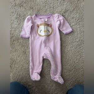 Carters 3 Month Striped Owl Sleeper